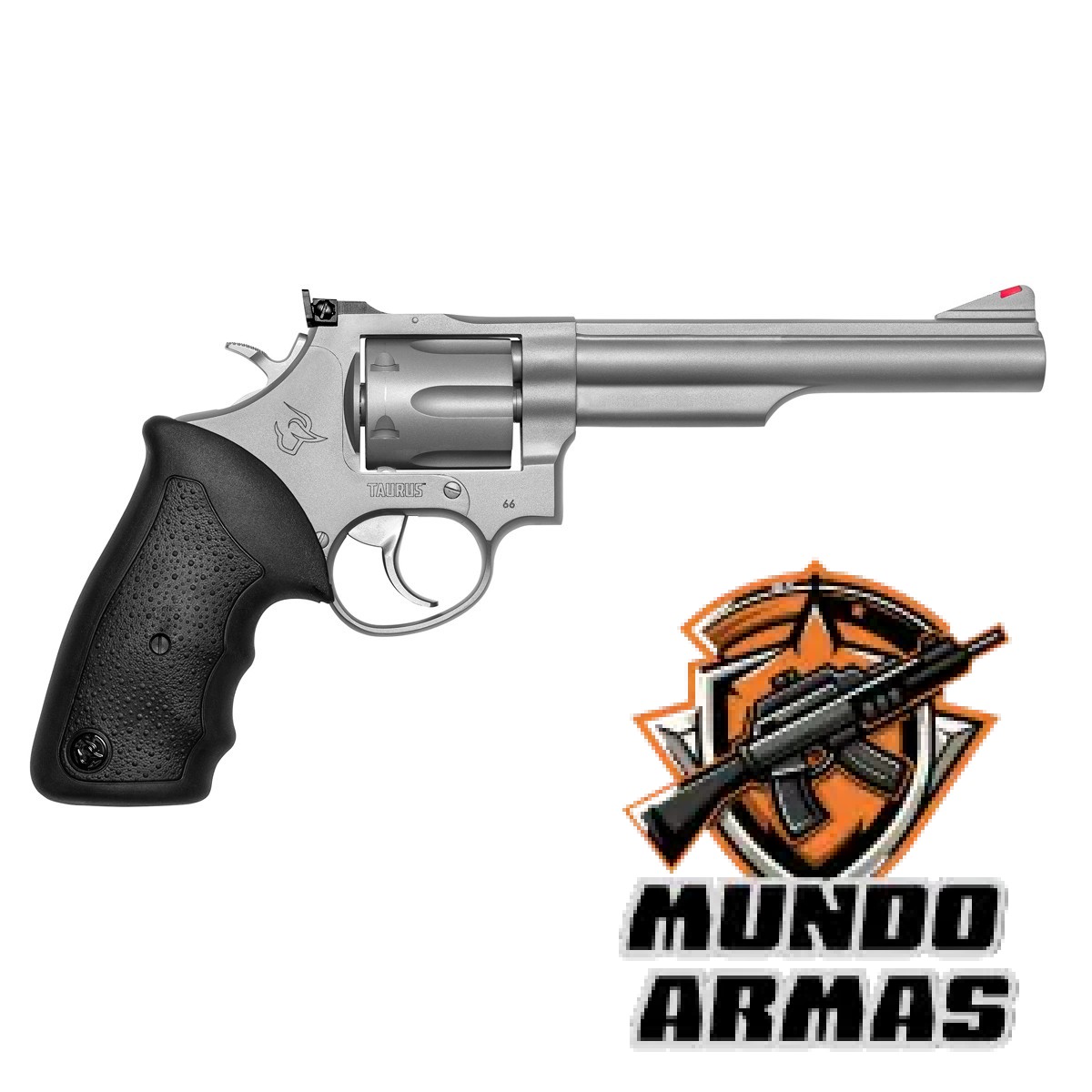 10579828172_10025603-01 Revólver Taurus RT066 Cal .357 Magnum – inox Fosco 6”