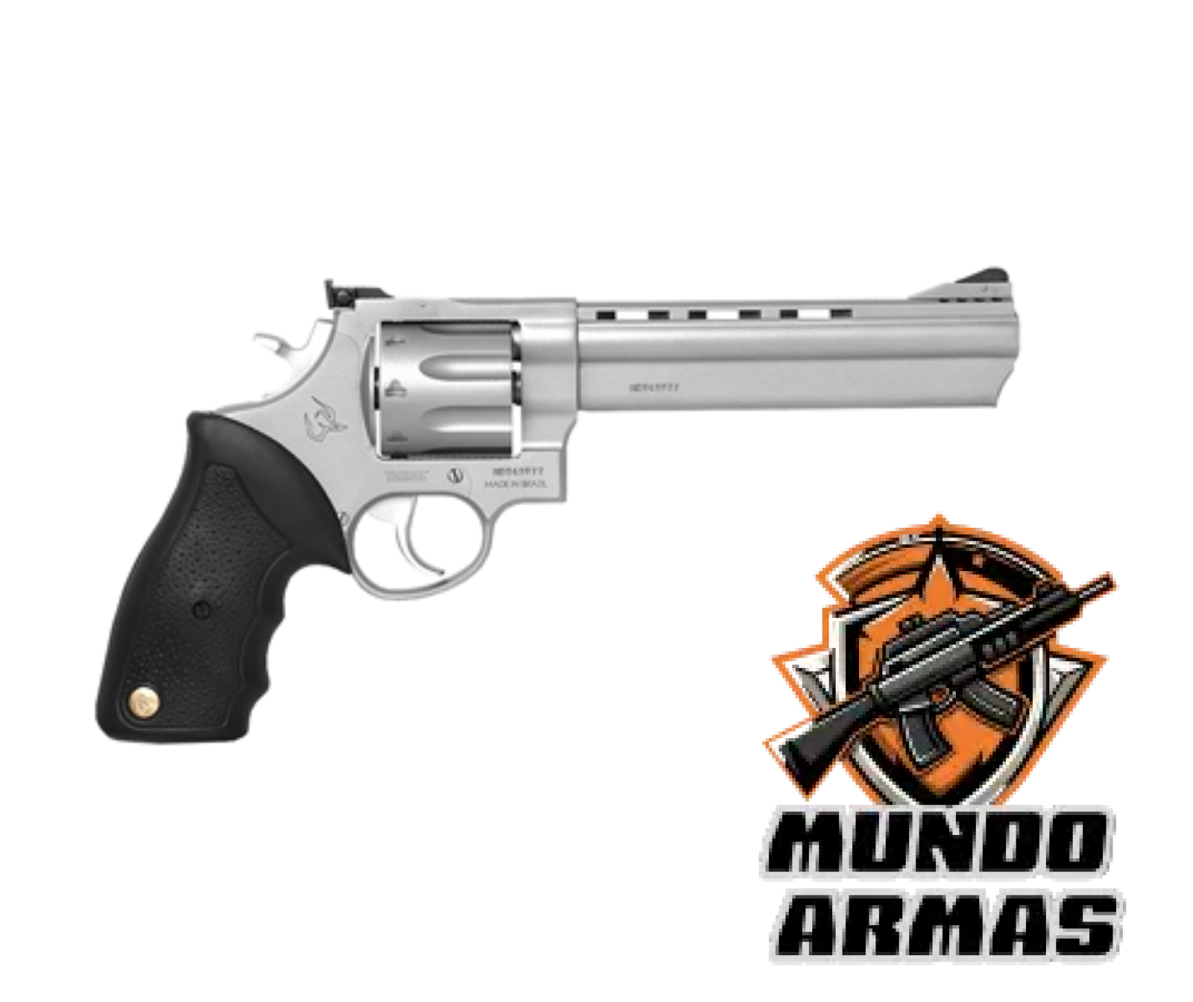 Revólver Taurus RT608 Cal .357 Magnum - Inox Fosco 