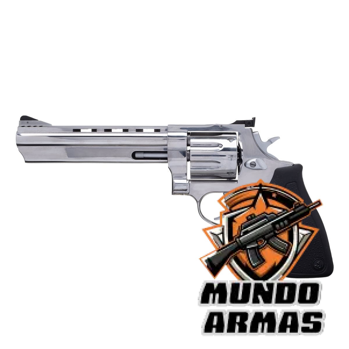 Revólver Taurus RT838 8 Tiros Calibre .38 SPL 6,5 - Inox de Alto Brilho-