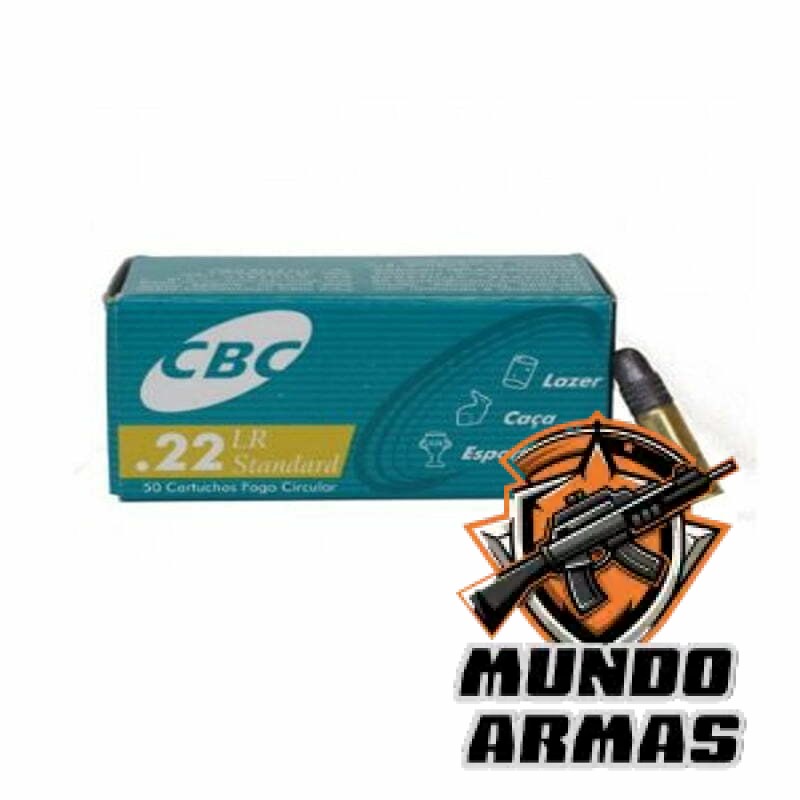Munição CBC 22 Standard LR CHOG 40GR Munição CBC 22 Standard LR CHOG 40GR - Precisão Superior