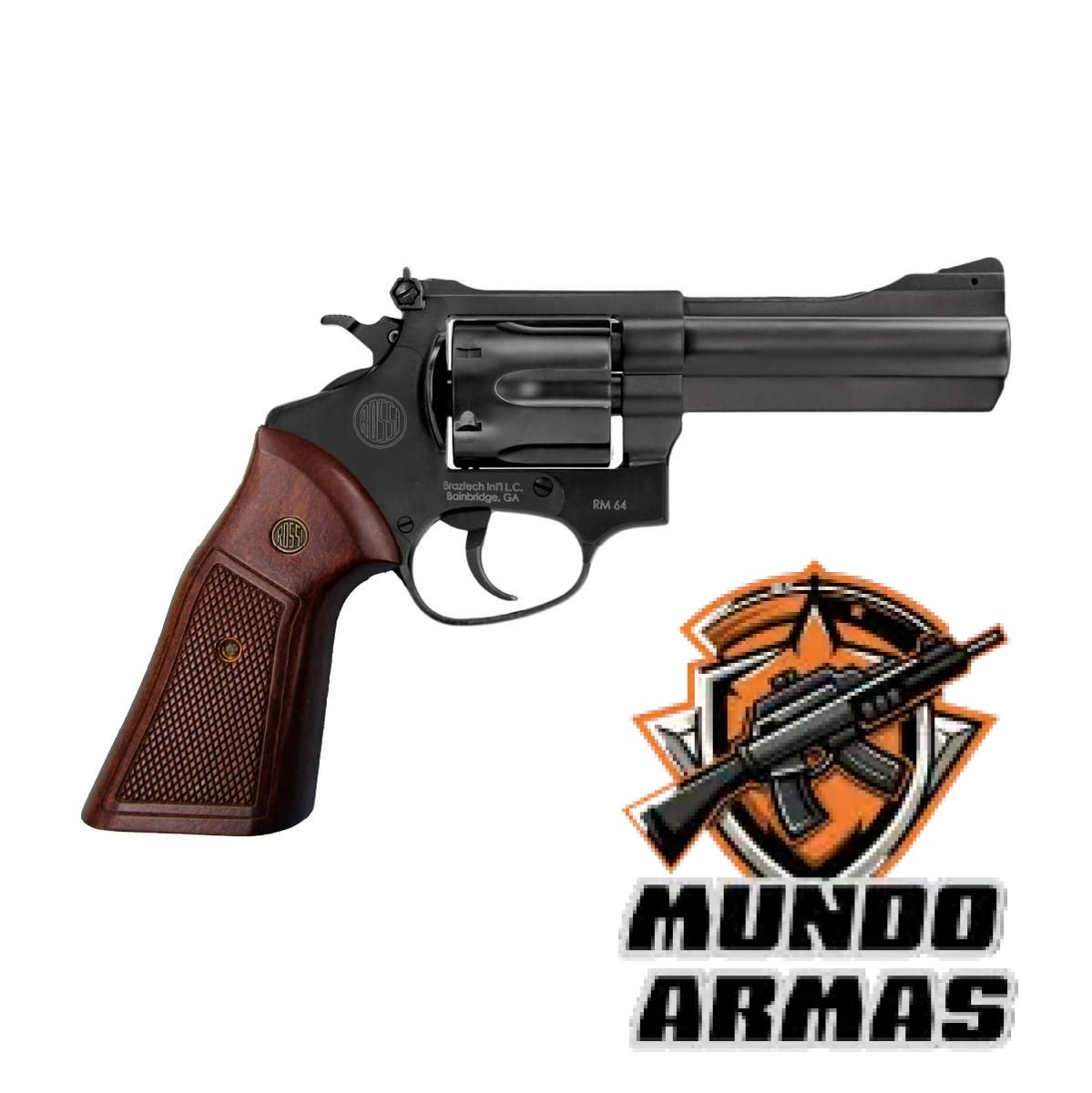 Revolver Rossi RM64 Cal. .38 SPL BLK Cabo Madeira