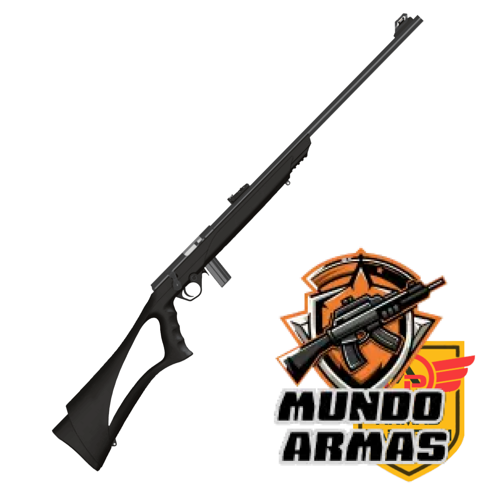 RIFLE CBC 8122 CAL.22LR BOLT ACTION CORONHA POLÍMERO