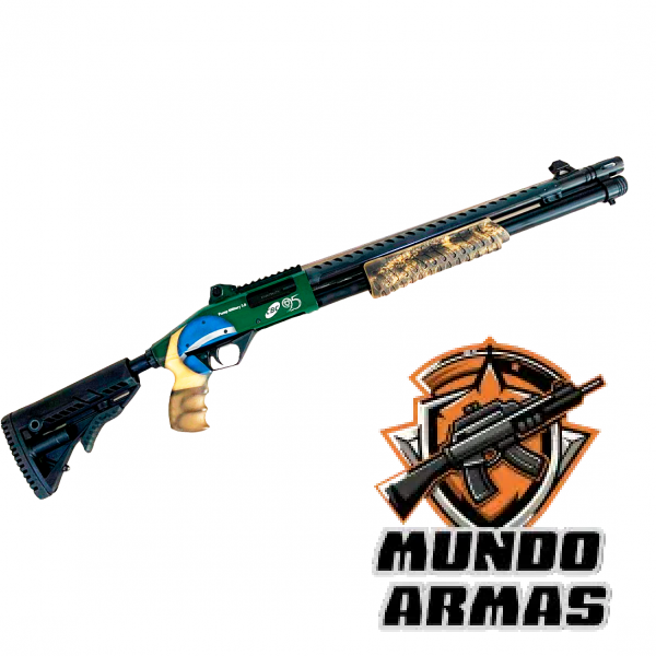 Espingarda CBC Pump Military 3.0 Edição Limitada 95 Anos Calibre 12