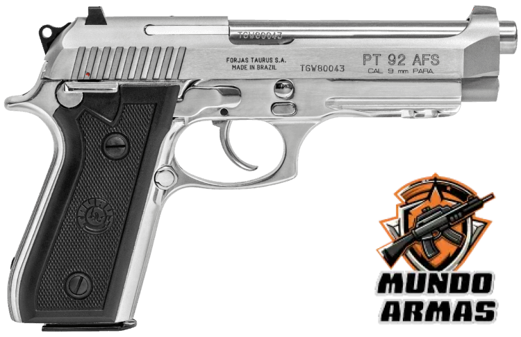 Pistola Taurus PT 92 AF – Tenox – Calibre 9mm Luger com Precisão