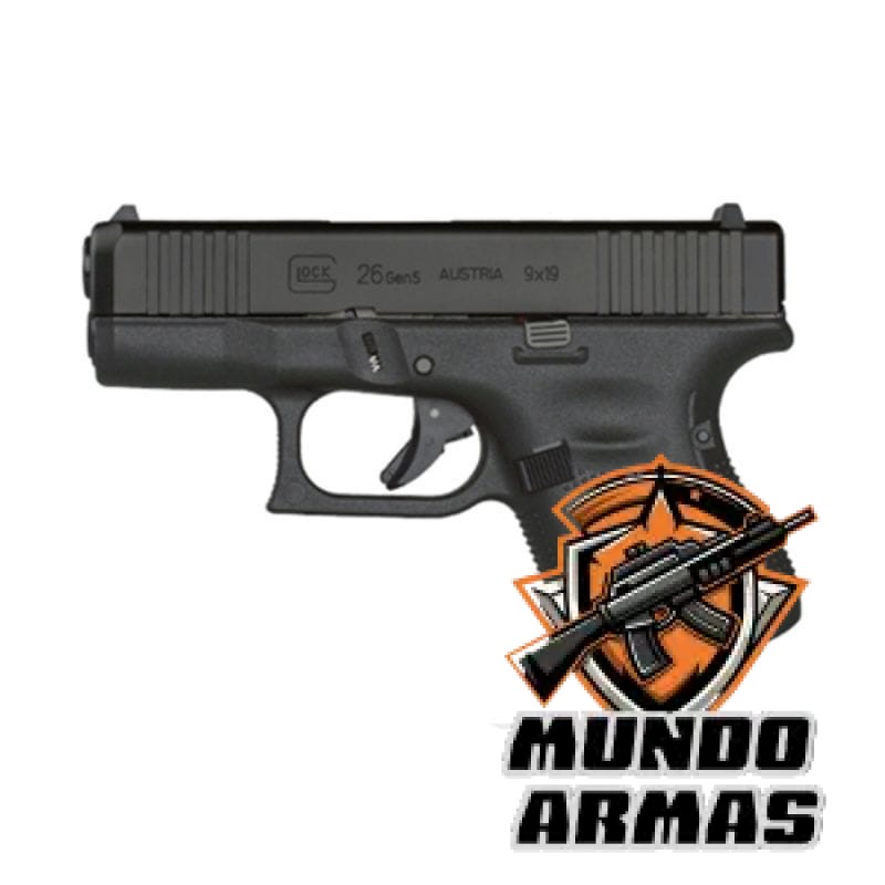 Pistola Glock G26 Gen5 9mm - Potência e Versatilidade
