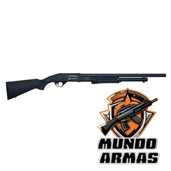 Espingarda CBC Pump Military 3.0 Calibre 12 com Coronha Fixa e Cano de 24